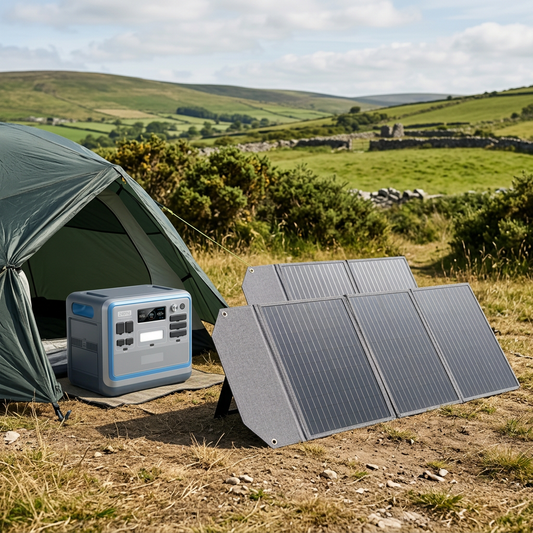 2048Wh bundle camping scene